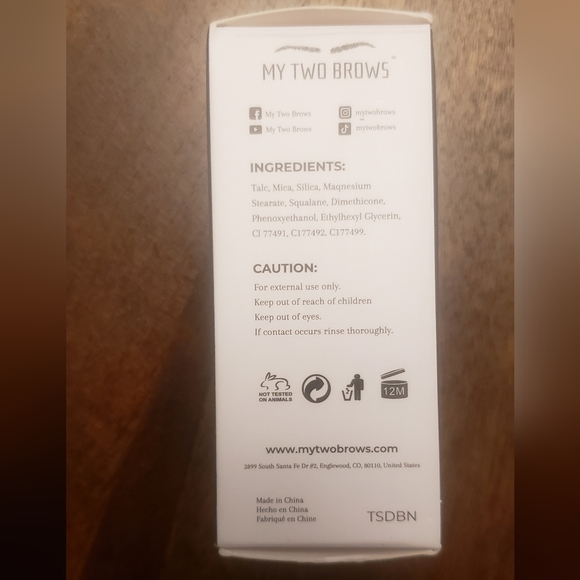 My Two Brows Eyebrow Stamp Dark Brown - Picture 7 of 7